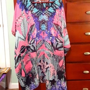 Bathing Suit Coverup, One Size, Bling Embellished with Rhinestones, NWOT